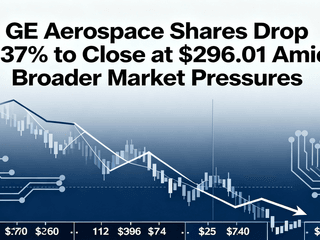 GE Aerospace Shares Drop 1.37% to Close at $296.01 Amid Broader Market Pressures