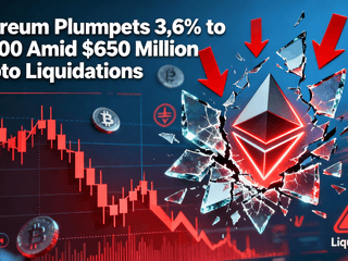 Ethereum Plummets 3.6% to $2,800 Amid $650 Million Crypto Liquidations