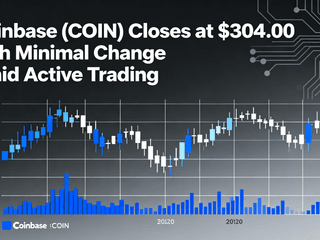 Coinbase (COIN) Closes at $304.00 with Minimal Change Amid Active Trading