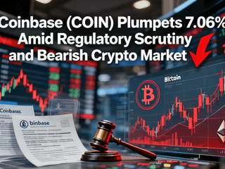 Coinbase (COIN) Plummets 7.06% Amid Regulatory Scrutiny and Bearish Crypto Market