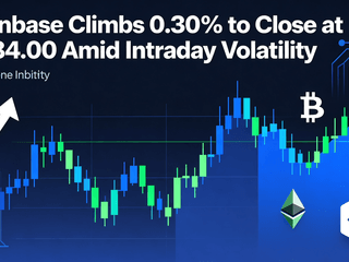 Coinbase Climbs 0.30% to Close at $284.00 Amid Intraday Volatility