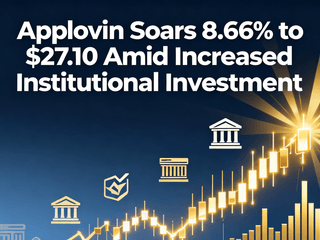 Applovin Soars 8.66% to $27.10 Amid Increased Institutional Investment