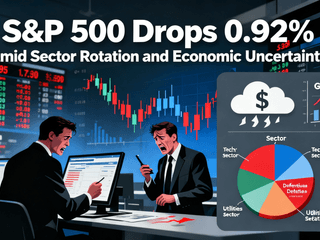 S&P 500 Drops 0.92% Amid Sector Rotation and Economic Uncertainty