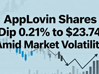 Applovin Shares Dip 0.21% to $23.74 Amid Market Volatility