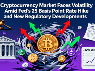 Cryptocurrency Market Faces Volatility Amid Fed's 25 Basis Point Rate Hike and New Regulatory Developments