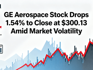 GE Aerospace Stock Drops 1.54% to Close at $300.13 Amid Market Volatility