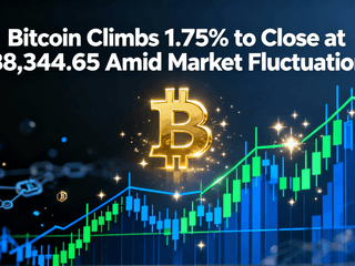 Bitcoin Climbs 1.75% to Close at $88,344.65 Amid Market Fluctuations