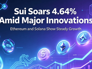 Sui Soars 4.64% Amid Major Innovations; Ethereum and Solana Show Steady Growth