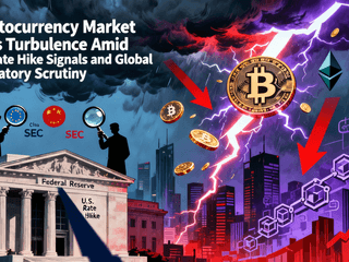Cryptocurrency Market Faces Turbulence Amid U.S. Rate Hike Signals and Global Regulatory Scrutiny