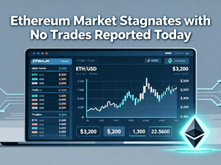 Ethereum Market Stagnates with No Trades Reported Today