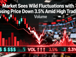 Market Sees Wild Fluctuations with Closing Price Down 3.5% Amid High Trading Volume