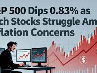 S&P 500 Dips 0.83% as Tech Stocks Struggle Amid Inflation Concerns