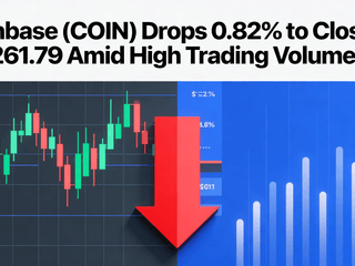 Coinbase (COIN) Drops 0.82% to Close at $261.79 Amid High Trading Volume