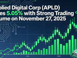 Applied Digital Corp (APLD) Rises 5.05% with Strong Trading Volume on November 27, 2025