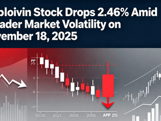 Applovin Stock Drops 2.46% Amid Broader Market Volatility on November 18, 2025