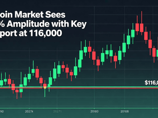 Bitcoin Market Sees 3.2% Amplitude with Key Support at 116,000