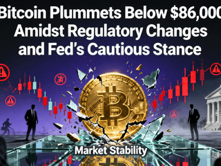 Bitcoin Plummets Below $86,000 Amidst Regulatory Changes and Fed's Cautious Stance