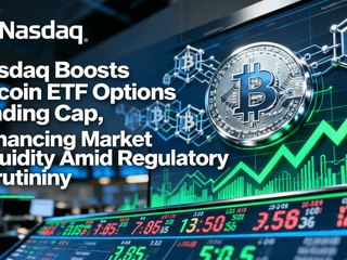 Nasdaq Boosts Bitcoin ETF Options Trading Cap, Enhancing Market Liquidity Amid Regulatory Scrutiny