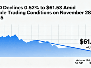 BUD Declines 0.52% to $61.53 Amid Stable Trading Conditions on November 28, 2025