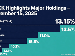 ARKK Highlights Major Holdings with TSLA Leading at 13.15% on November 15, 2025