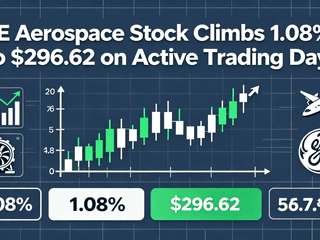 GE Aerospace Stock Climbs 1.08% to $296.62 on Active Trading Day