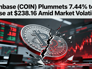 Coinbase (COIN) Plummets 7.44% to Close at $238.16 Amid Market Volatility