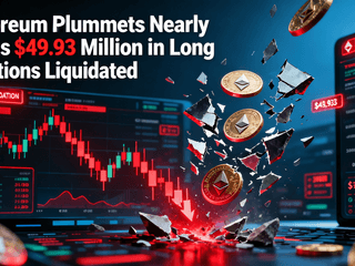 Ethereum Plummets Nearly 4% as $49.93 Million in Long Positions Liquidated