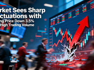Market Sees Sharp Fluctuations with Closing Price Down 3.5% Amid High Trading Volume