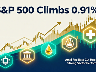 S&P 500 Climbs 0.91% Amid Fed Rate Cut Hopes and Strong Sector Performance