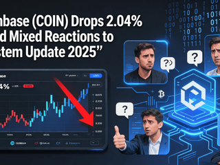 Coinbase (COIN) Drops 2.04% Amid Mixed Reactions to 'System Update 2025'