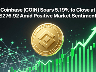 Coinbase (COIN) Soars 5.19% to Close at $276.92 Amid Positive Market Sentiment