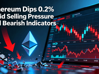 Ethereum Dips 0.2% Amid Selling Pressure and Bearish Indicators