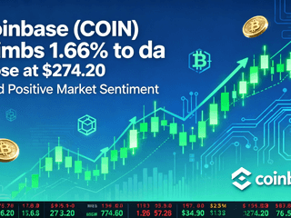 Coinbase (COIN) Climbs 1.66% to Close at $274.20 Amid Positive Market Sentiment