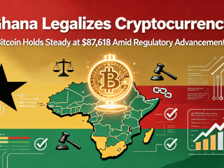 Ghana Legalizes Cryptocurrency, Bitcoin Holds Steady at $87,618 Amid Regulatory Advancements