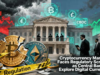 Cryptocurrency Market Faces Regulatory Scrutiny as Central Banks Explore Digital Currencies