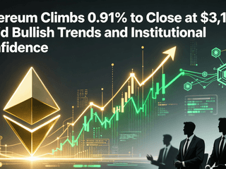 Ethereum Climbs 0.91% to Close at $3,108 Amid Bullish Trends and Institutional Confidence