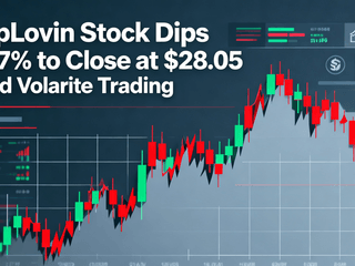 Applovin Stock Dips 0.57% to Close at $28.05 Amid Volatile Trading