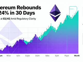 Ethereum Rebounds 19.24% in 30 Days, Trading at $3,142 Amid Regulatory Clarity