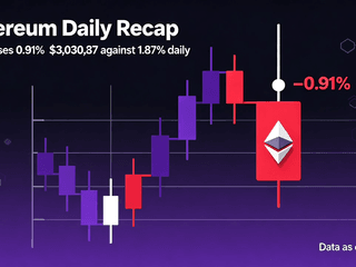 Ethereum Closes Down 0.91% at $3,030.87 Amidst 1.87% Daily Fluctuation