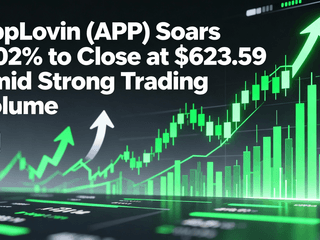 Applovin (APP) Soars 4.02% to Close at $623.59 Amid Strong Trading Volume
