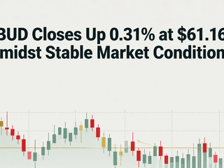 BUD Closes Up 0.31% at $61.16 Amidst Stable Market Conditions