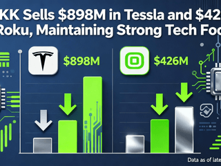ARKK Sells $898M in Tesla and $426M in Roku, Maintaining Strong Tech Focus