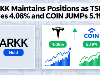 ARKK Maintains Positions as TSLA Rises 4.08% and COIN Jumps 5.19%