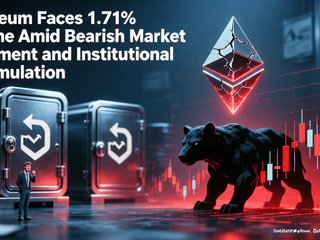 Ethereum Faces 1.71% Decline Amid Bearish Market Sentiment and Institutional Accumulation