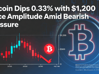 Bitcoin Dips 0.33% with $1,200 Price Amplitude Amid Bearish Pressure