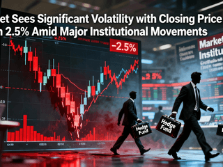 Market Sees Significant Volatility with Closing Price Down 2.5% Amid Major Institutional Movements
