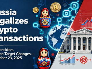 Russia Legalizes Crypto Transactions, Fed Considers Inflation Target Changes on December 23, 2025