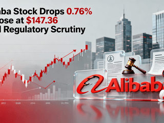 Alibaba Stock Drops 0.76% to Close at $147.36 Amid Regulatory Scrutiny
