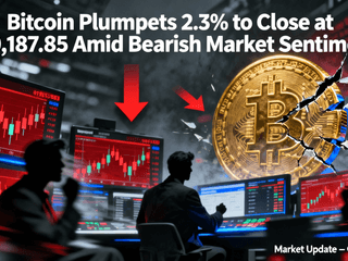 Bitcoin Plummets 2.3% to Close at $90,187.85 Amid Bearish Market Sentiment