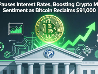 Fed Pauses Interest Rates, Boosting Crypto Market Sentiment as Bitcoin Reclaims $91,000